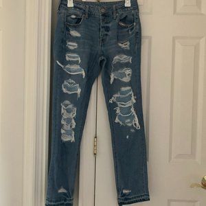 American Eagle Tomgirl Jeans Size: 2 Regular